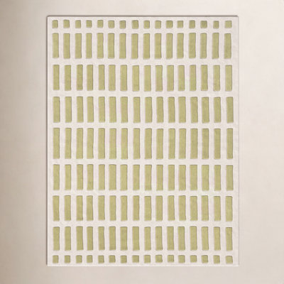 Jason Wu Hand-Woven Geometric Olive Rug