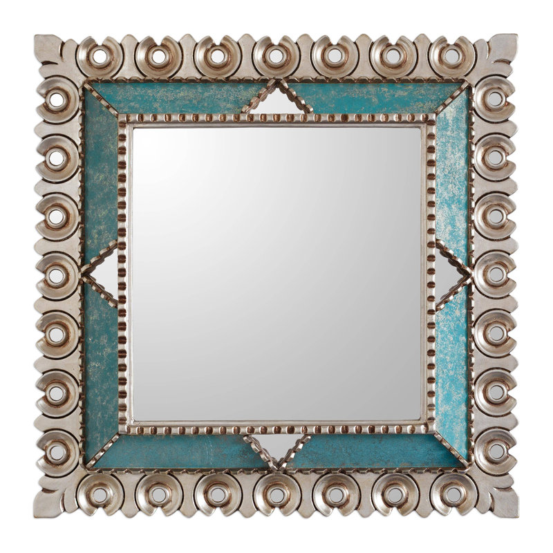 Graysen Solid Wood Flat Wall Mirror
