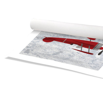 Impression sur papier rouge 2