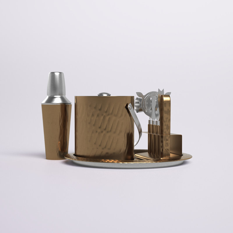 Luz Stainless Steel Bar Tool Set