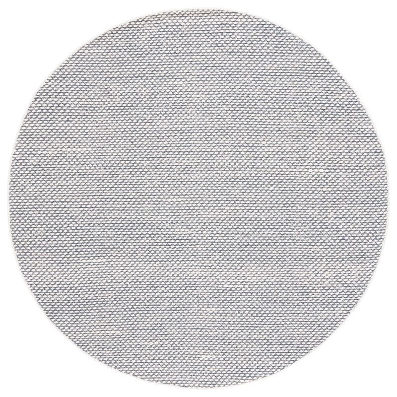 Tapis en laine / coton tissé à plat Cace, Rond 6 pi
