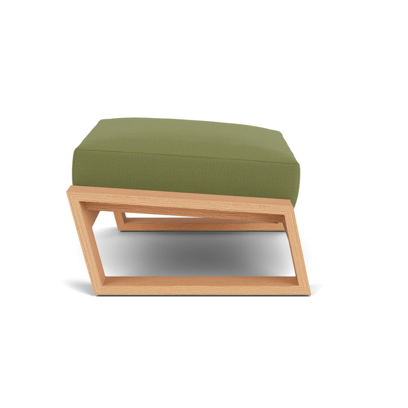 Pursuit Rectangle Outdoor Ottoman Patio Ottoman, Reflections Grass