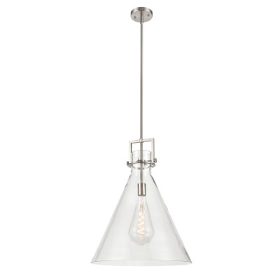 Coterie Single Light Glass Dimmable Pendant