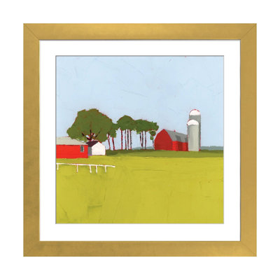 Parmi les arbres - reproduction d'art murale - papier d'art encadré