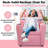 Roomy Kids' Recliner Chair with Cup Holder, Toddler Recliner With Push-Back Design, and Adjustable Footrest-89178679