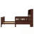 Twin Size Platform Bed with Storage Headboard-1378033318