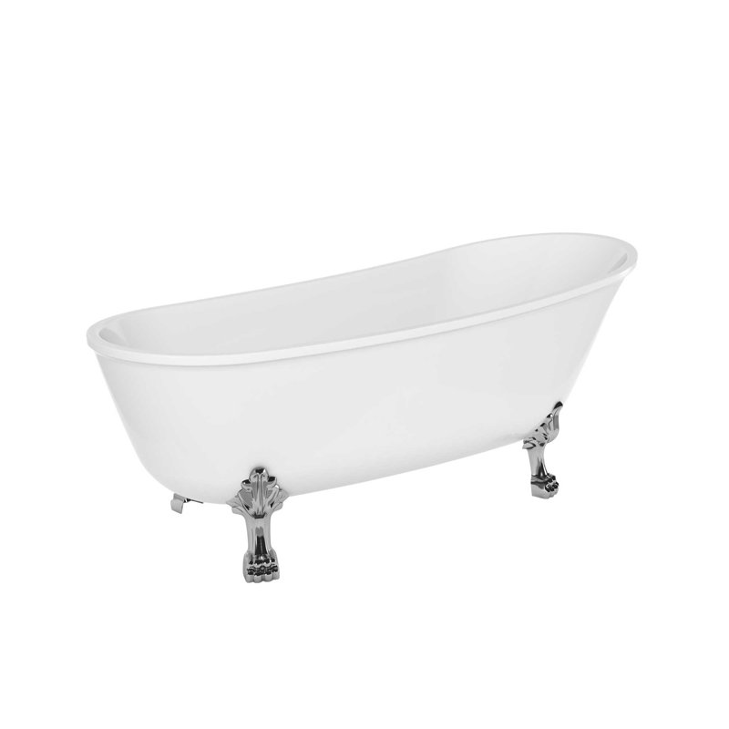 1500mm x 735mm Freestanding Soaking Acrylic Bathtub
