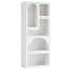 Geometric Arched 5-Shelf Art Display Bookcase