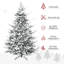 Arbre de Noël artificiel pin enneigé