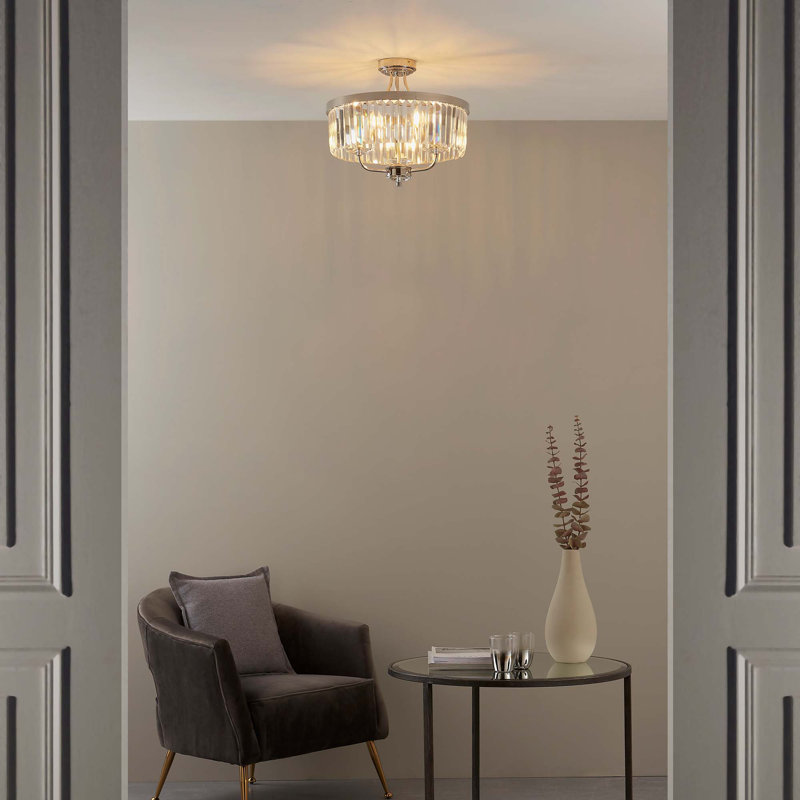 Bothell Glass Semi Flush Mount