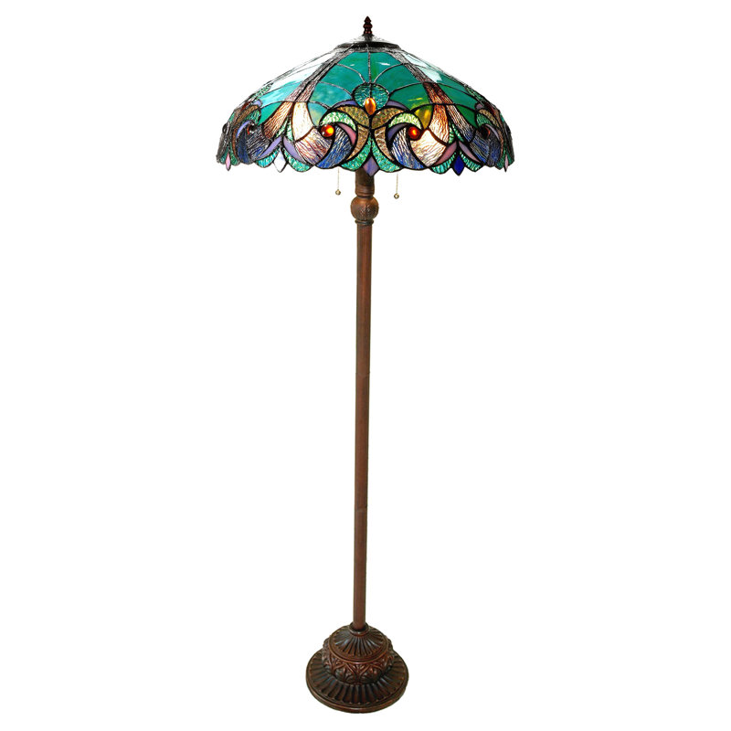 Aldan 63'' Antique Bronze Traditional Floor Lamp