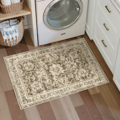 Aurelia Vintage Persian Area Rug With Machine Washable & Non-Slip