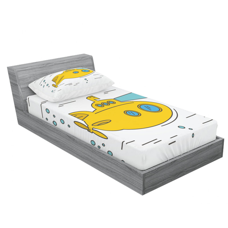 Ensemble de draps hublot dessins animés subaquatique pour enfants