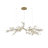 Eclectic 30 Light Bronze Crystal Branch Chandelier
