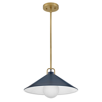 Luminaire suspendu conique à 1 lumière Zoë