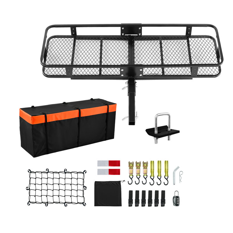 500 lbs Hitch Cargo Carrier Folding Hitch Cargo Carrier for 2" Receiver