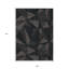 Tapis intérieur / extérieur gris anthracite et gris 9 'X 12'