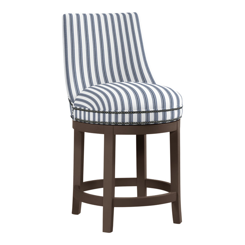 Tabouret de comptoir 26 po Vesper, Perigold excel denim, Noisette