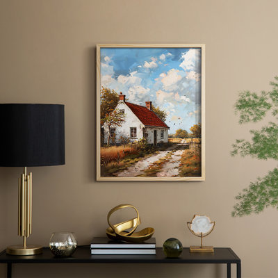 «LANDSCAPES Series CV», reproduction encadrée - bois massif