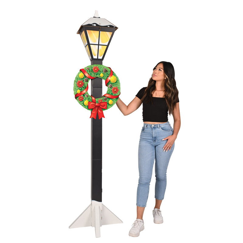 Support de lampadaire de Noël 3D
