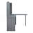 Modern L-Shaped Desk With Hutch