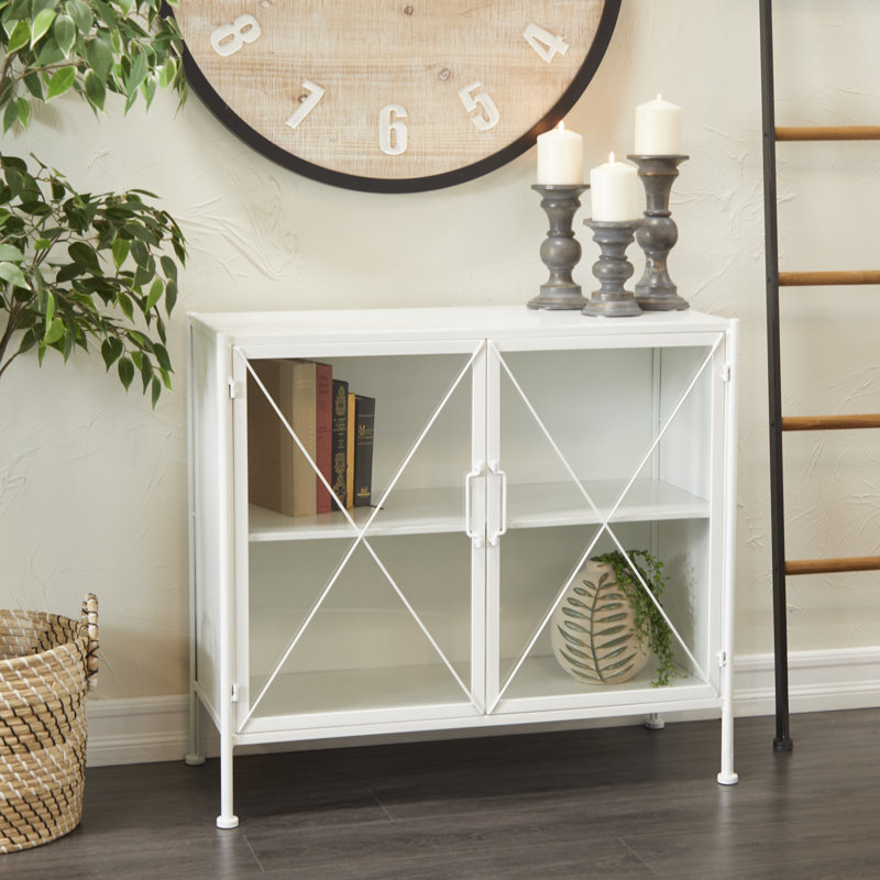 Munich Accent Cabinet, 30" H x 33" W x 14" D, White