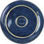 Service de vaisselle en grès 12 pièces, service pour 4, assiettes et bols texturés, va au micro-ondes et au lave-vaisselle, bleu-1708106788
