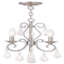 Lustre classique à 3 lumières DEL de style bougie