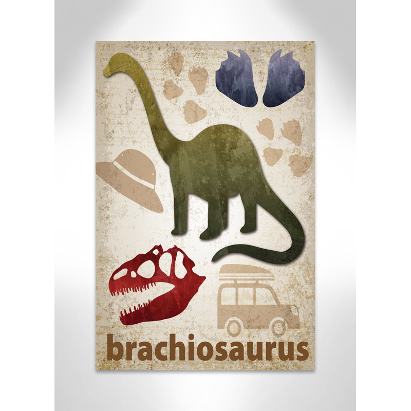 Adhésif décoratif dinosaures-03 ', H 36 po x l 24 po x P 1,5 po, Canevas