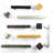 New Collection  1 3/16" Length Square Knob Multipack-98372771
