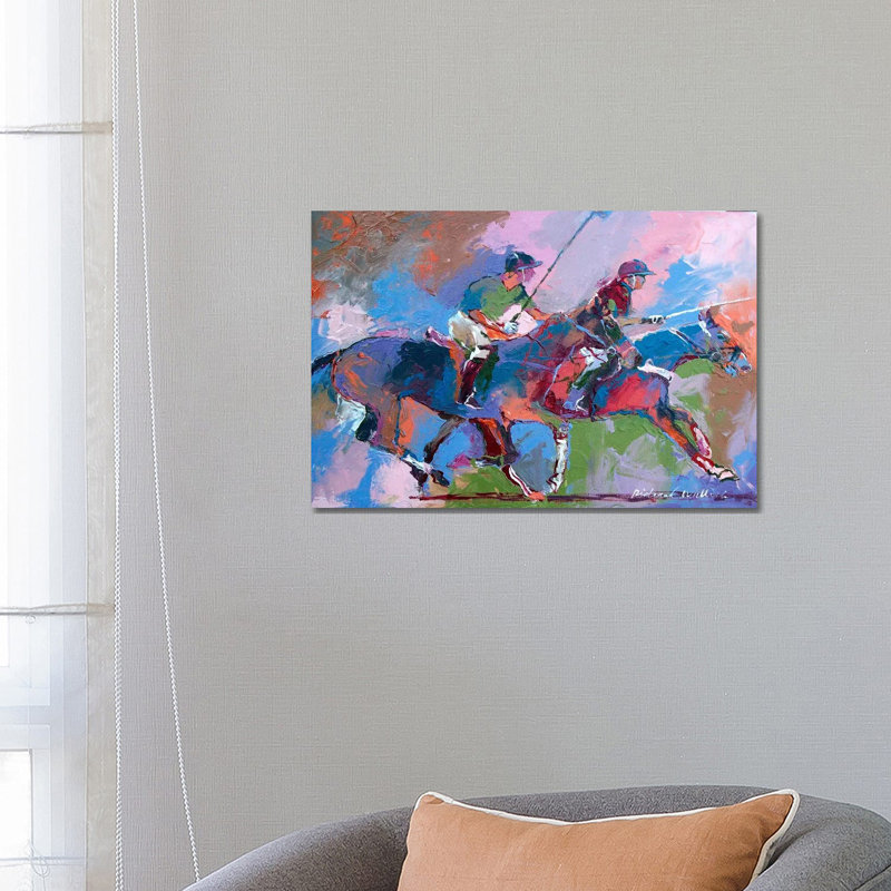 Polo I by Richard Wallich - Wrapped Canvas Print, 66.04 cm H x 45.72 cm W x 3.175 cm D