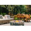 Lavish Garden & Patio Gas Fire Pit With Eco-Stone Finish-1719069272