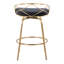 Tabouret de comptoir pivotant 25,25 po Lakyia
