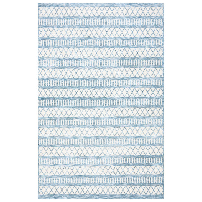 Tru Performance Machine Washable Striped Rug, Rectangle 4' x 6'