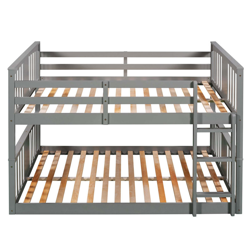 Lit plateforme Imery, Gris, Lit simple