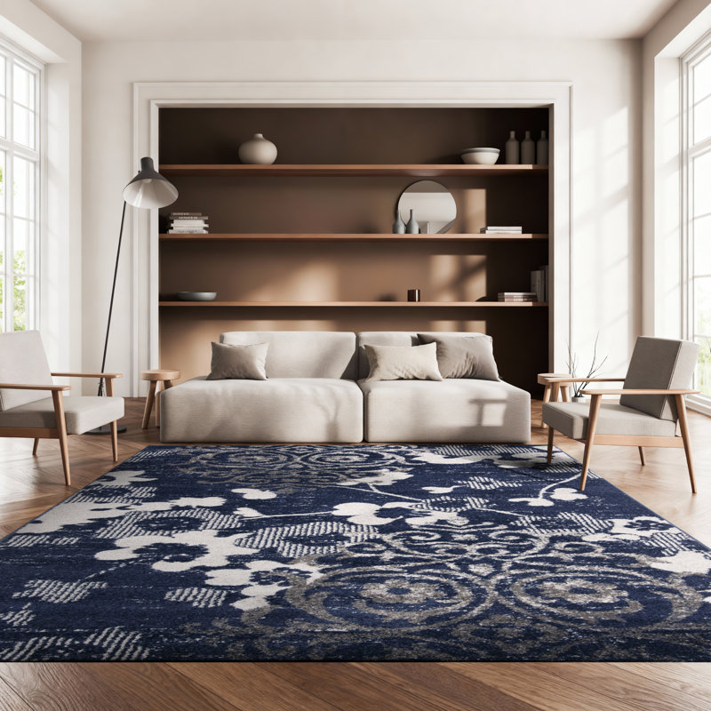 Tapis floral Mehl, Rectangle 8 pi x 10 pi