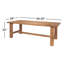 Nonnie Rectangular Natural Brown Wood Dining Table-99238329