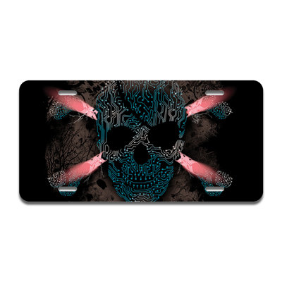 Cyber Pirate Aluminum Plate Frame