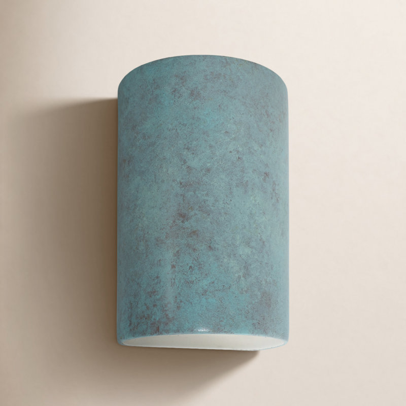 Nomad Ceramic Wall Light, Verde Patina