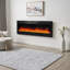 Symple Stuff Black Electric Fireplace-428455451