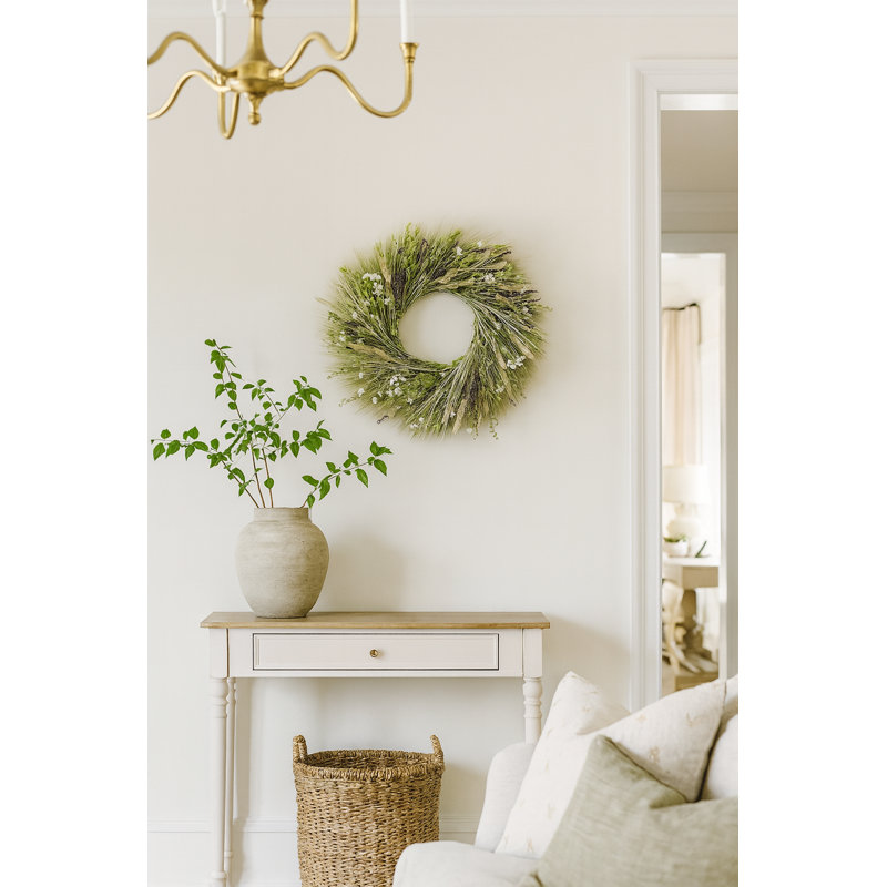 Dried 22" Spring Wildflower Wreath