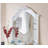 Estrella White Finish Mirror