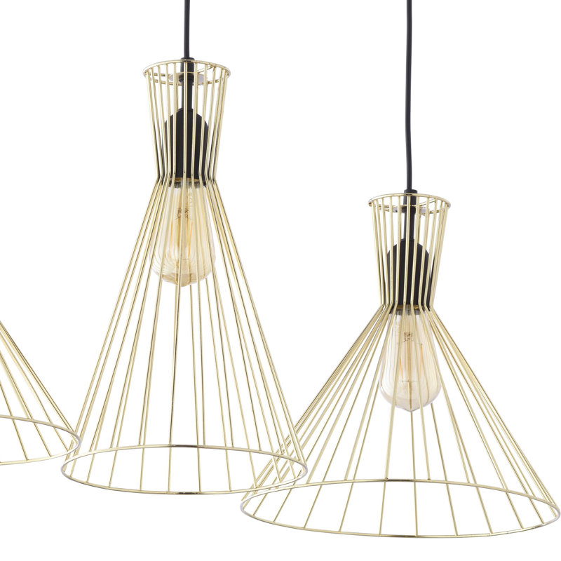 Anielle 3 - Light Stainless Steel Kitchen Island Pendant