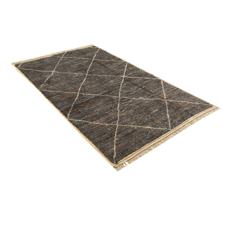 Tapis bleu et brun 5x8 Pinson