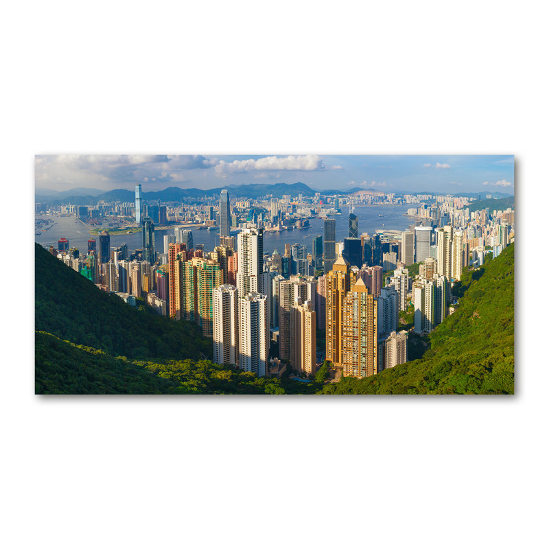 Hong Kong Panorama - Wrapped Canvas Print
