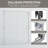 56-60 In. W X 72 In. H Double Sliding Shower Door, Semi-Frameless Bathroom Sliding Door With 1/4" (6Mm) Tempered Glass For Walk-In Shower-121059654