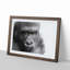 Gorilla with Brown Eyes in Abstract - Picture Frame Graphic Art Print-55735689-55735688