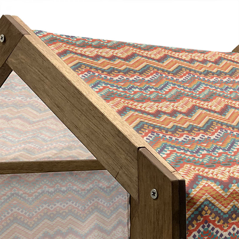 Niche pour chien en bois, H 32,28 po x l 39,37 po x P 28,35 po
