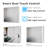 Led Bathroom Medicine Cabinet With Single-Color White Light ,Anti-Fogging ,Easy To Install Aluminum-Plastic Cabinet.(31.50*27.56 Two Door)-262679133-262679135