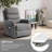Upholstered Heated Massage Chair-1636870612
